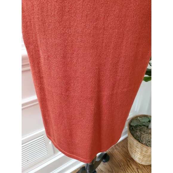 Inner Circle Women's Rayon Round Neck Long Sleeve Knee Length Dress Size X-Large - Picture 4 of 12